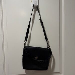 Rag & Bone Black Crossbody Bag with Chain Detail
